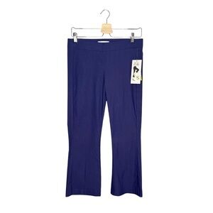 NWT Valerie Stevens Patriot Blue Fit & Flare Stretchy Pull On Pants